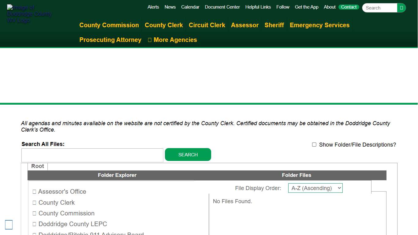 Document Center Doddridge County WV Doddridge County West Virginia Doddridge County Commission Government Living Tourism